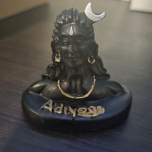 Black and Gold Adiyogi Statue